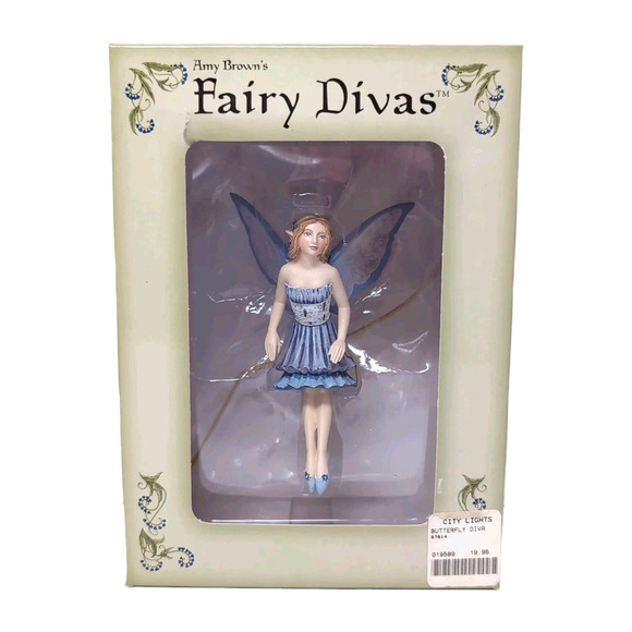 Fairy Divas Amy Brown BUTTERFLY 87814 Fantasy Mythical Magic Hanging Figurine - Picture 2 of 9